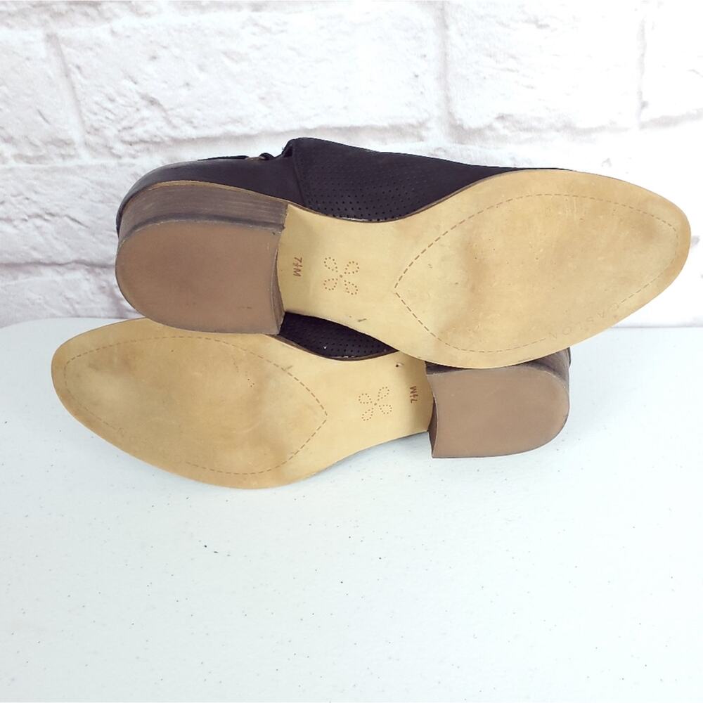 Caslon 7.5 black booties suede perforated - Picture 11 of 11